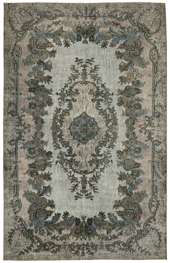 6x10 Grey Over Dyed Rug - 42599