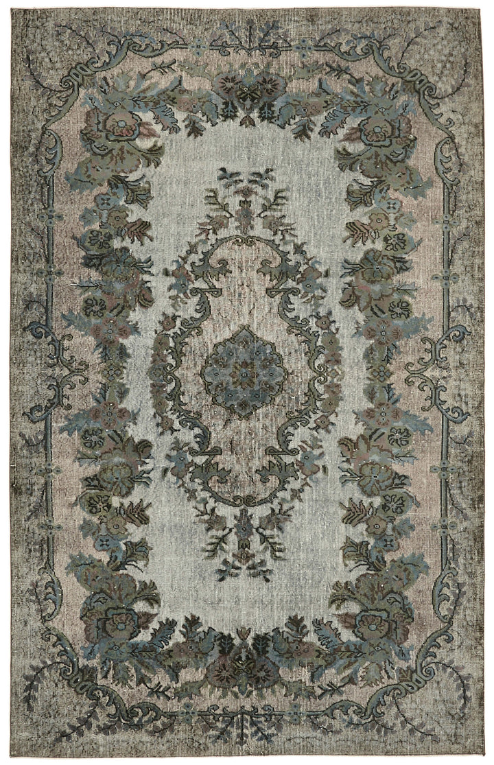 6x10 Grey Over Dyed Rug - 42599