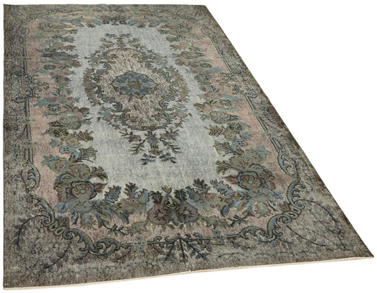 6x10 Grey Over Dyed Rug - 42599