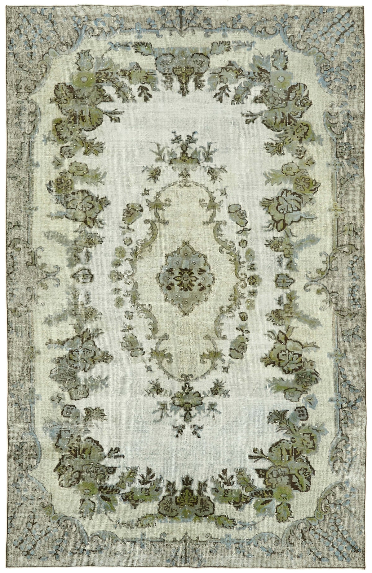 7x10 Blue Over Dyed Rug - 42600