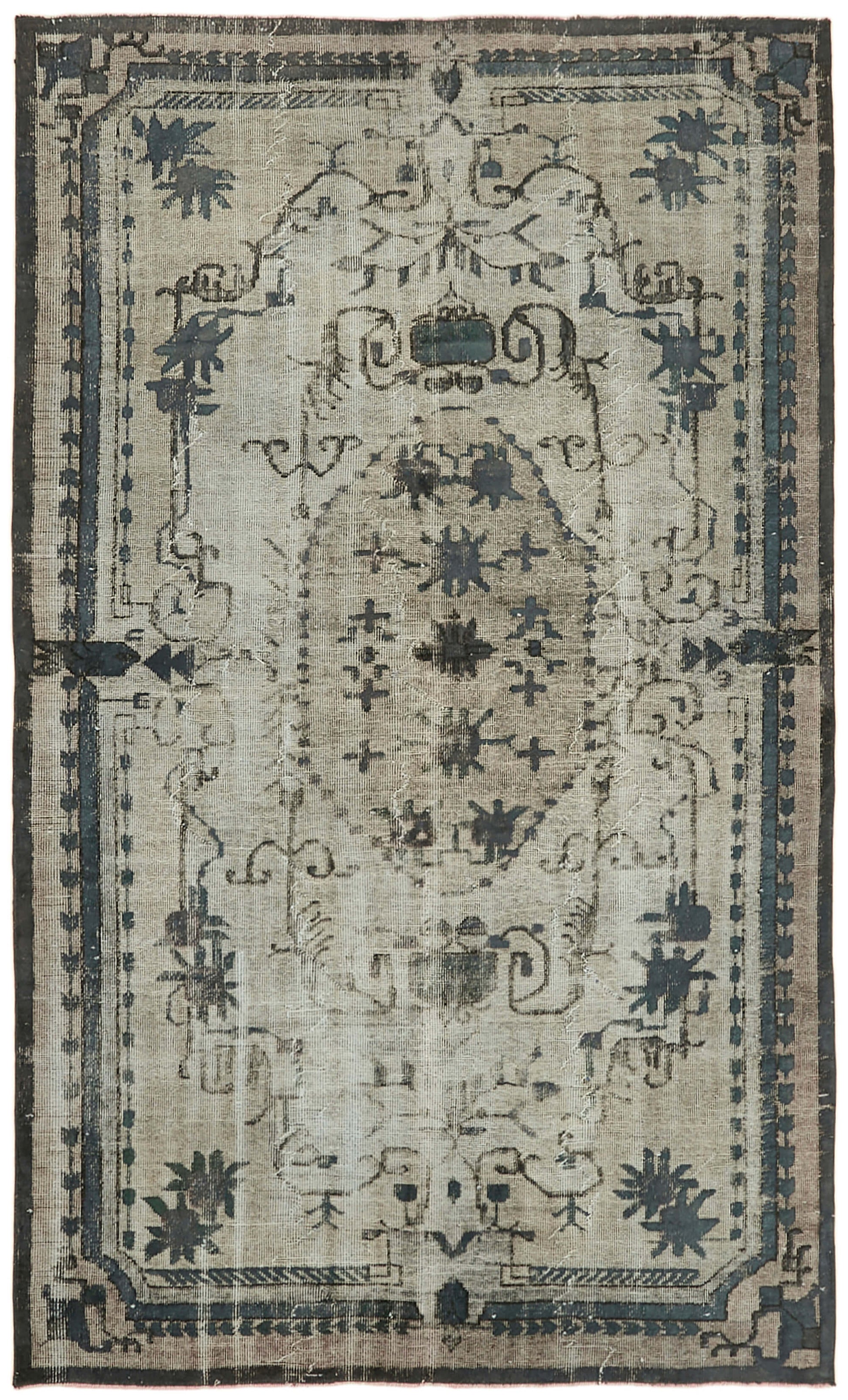 6x9 Grey Over Dyed Rug - 42603