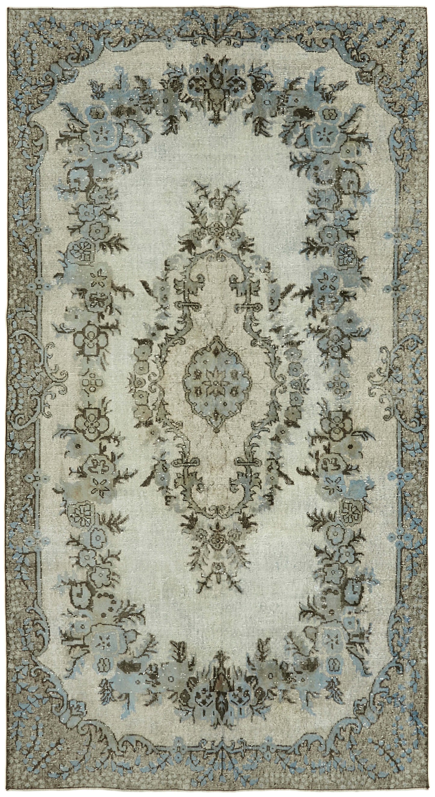 6x10 Blue Over Dyed Rug - 42604