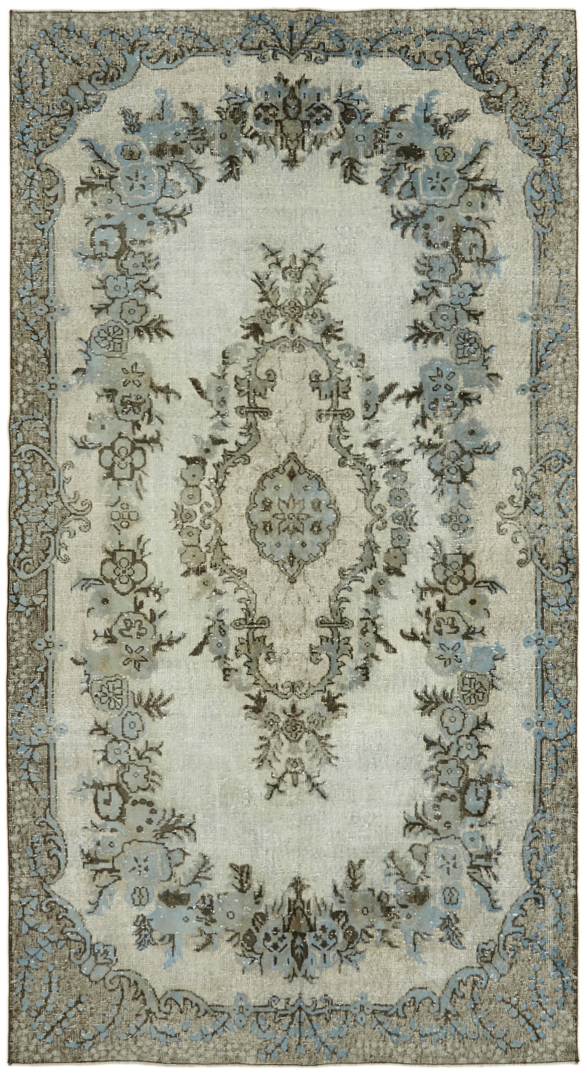 6x10 Blue Over Dyed Rug - 42604