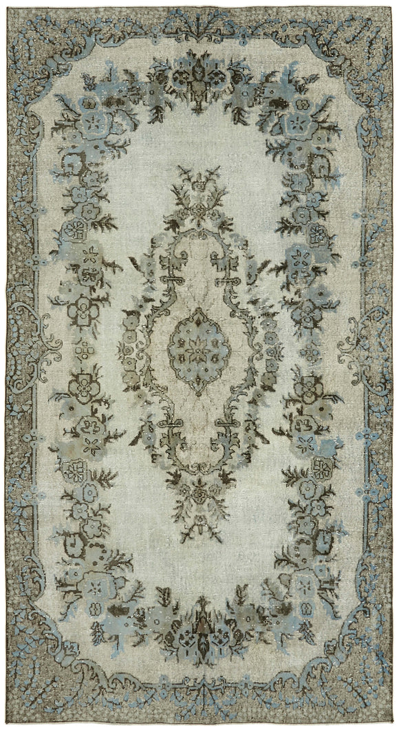 6x10 Blue Over Dyed Rug - 42604