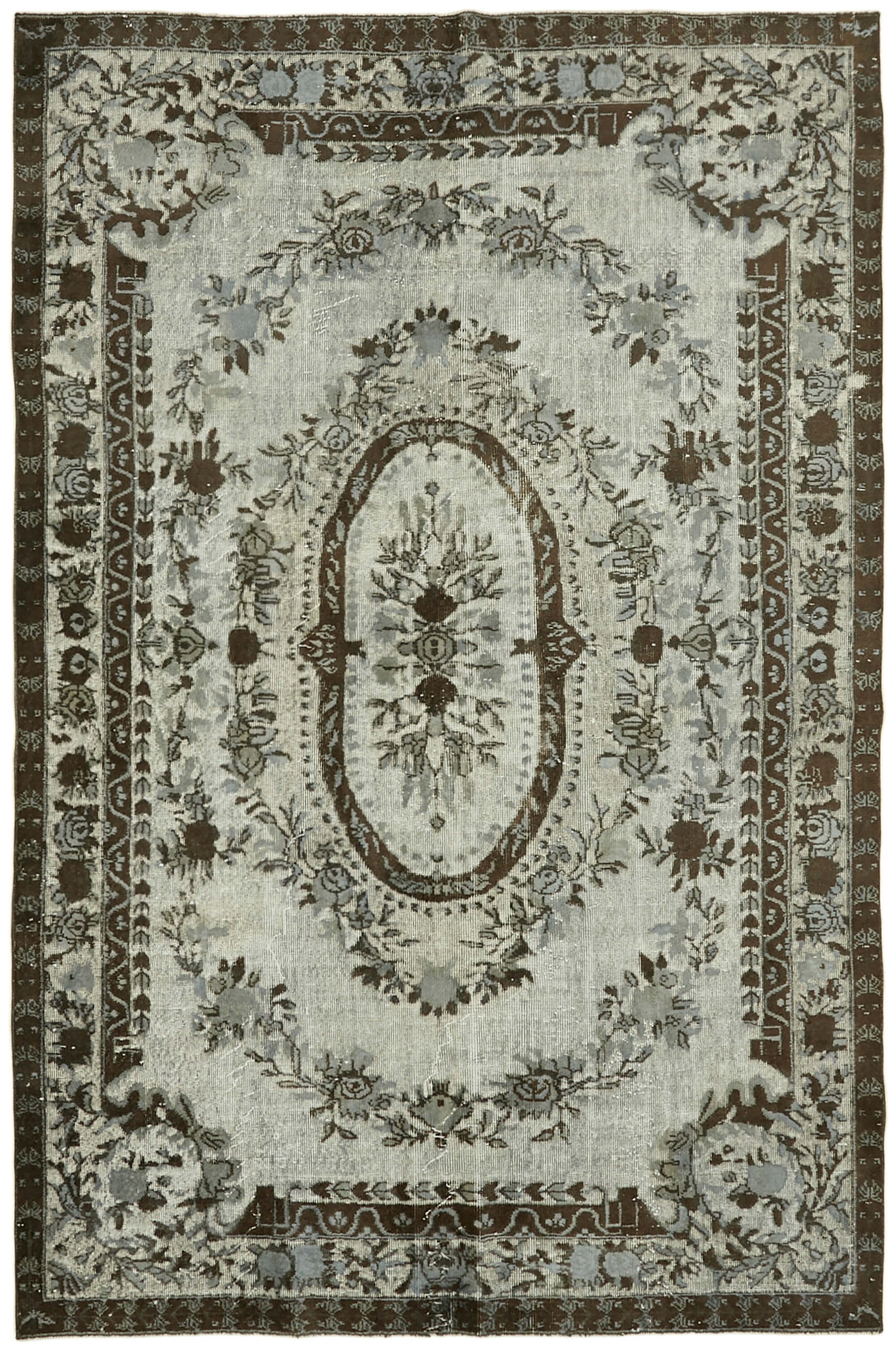 7x10 Grey Over Dyed Rug - 42605