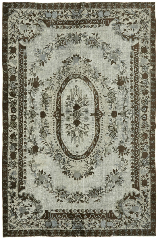 7x10 Grey Over Dyed Rug - 42605