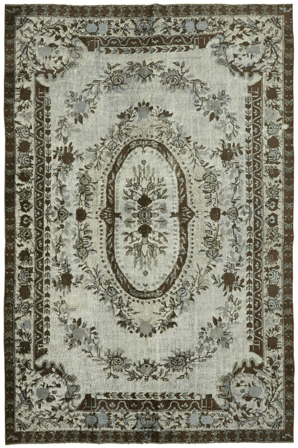 7x10 Grey Over Dyed Rug - 42605