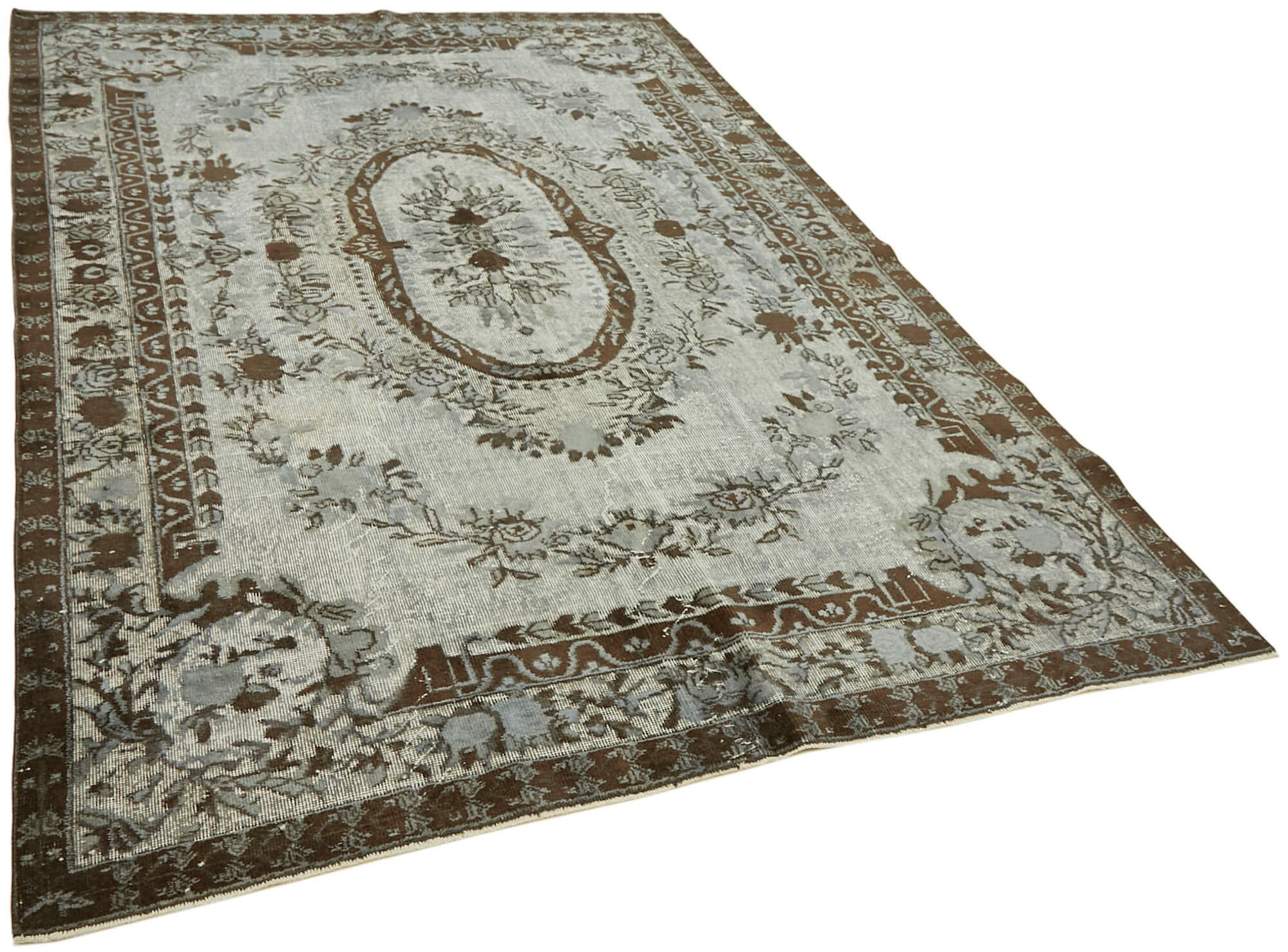 7x10 Grey Over Dyed Rug - 42605