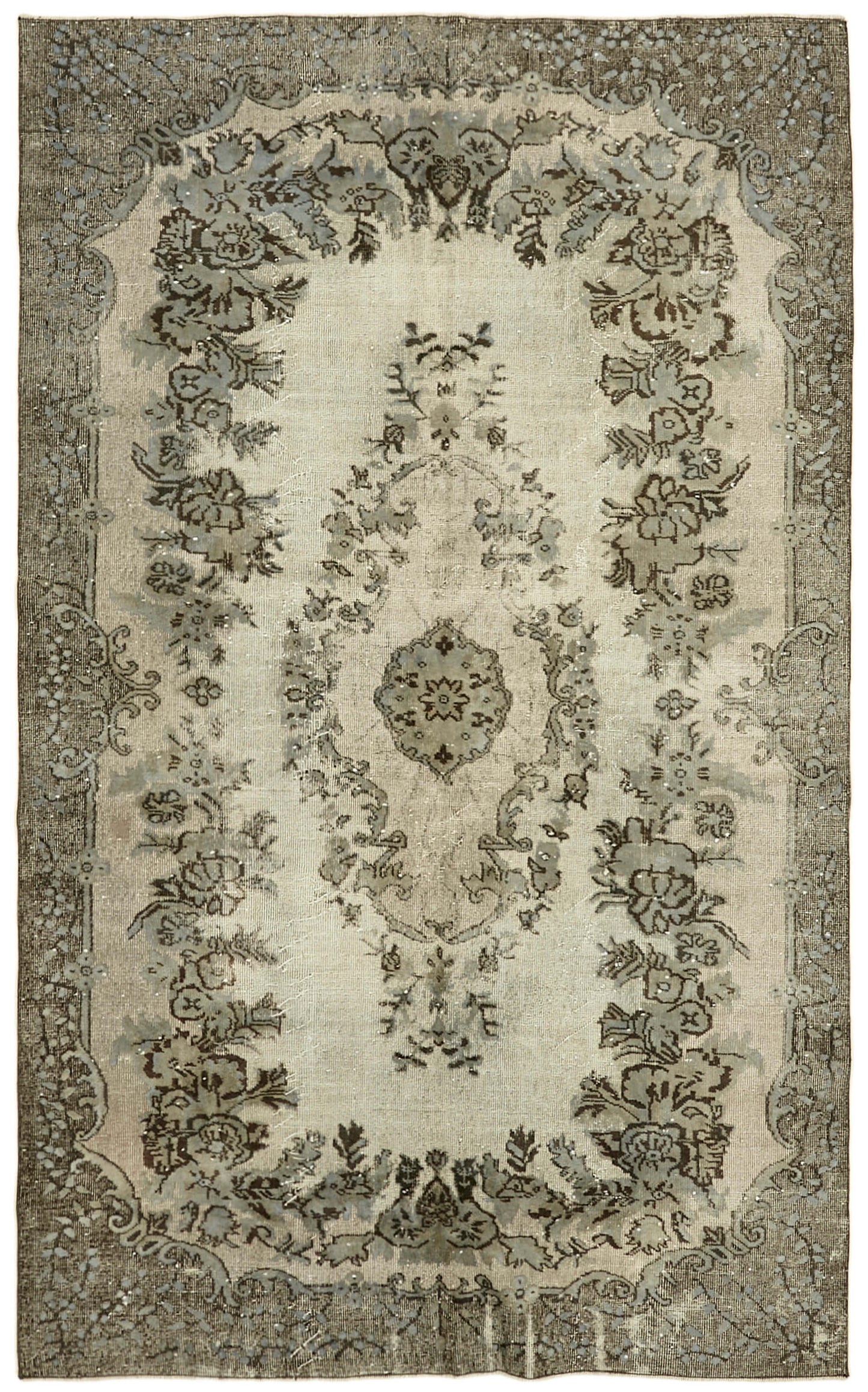 6x10 Grey Over Dyed Rug - 42606