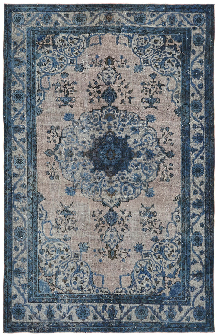 7x10 Blue Over Dyed Rug - 42612