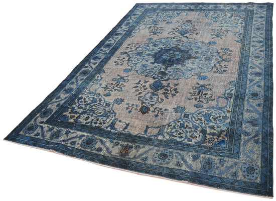 7x10 Blue Over Dyed Rug - 42612