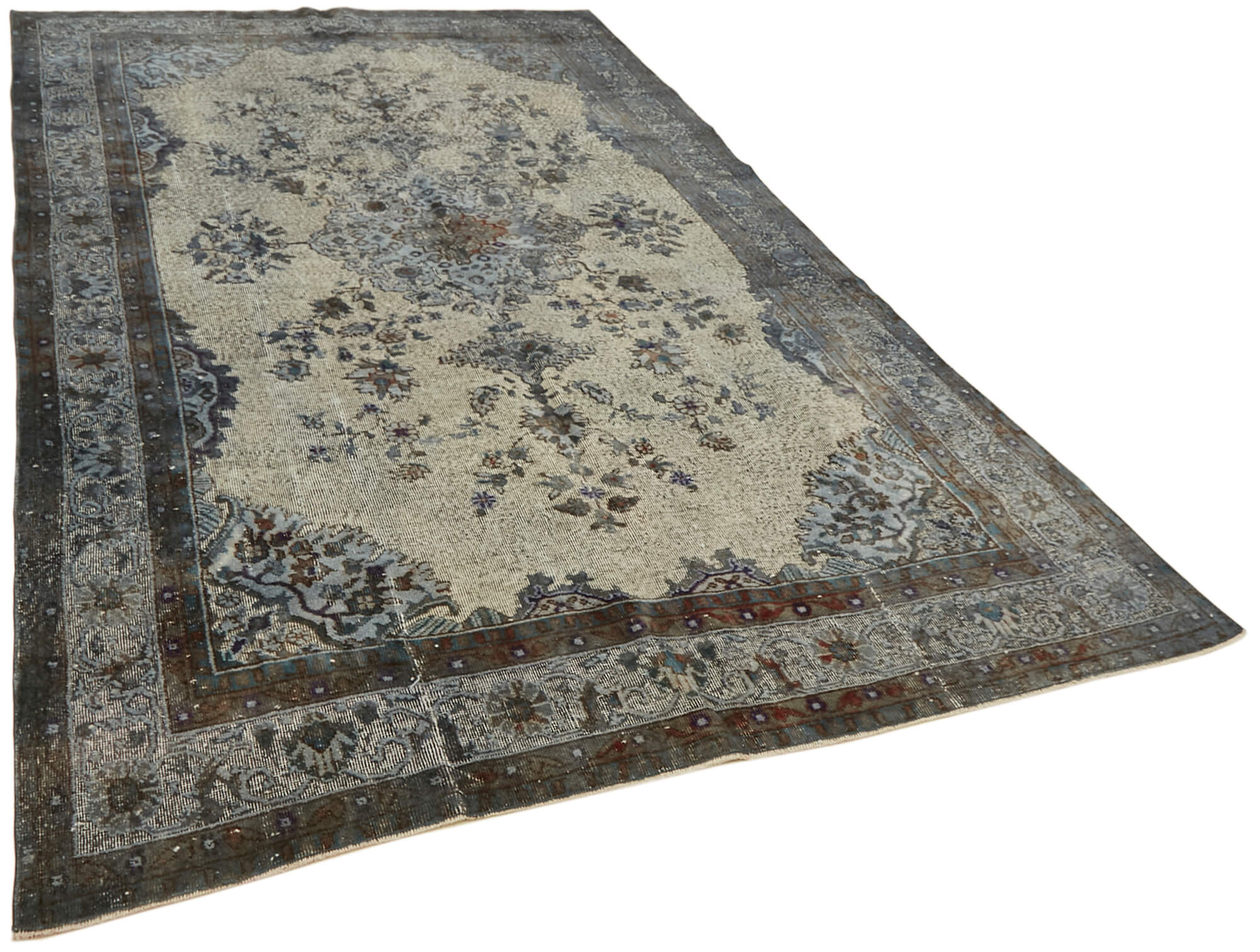 7x11 Grey Over Dyed Rug - 42613