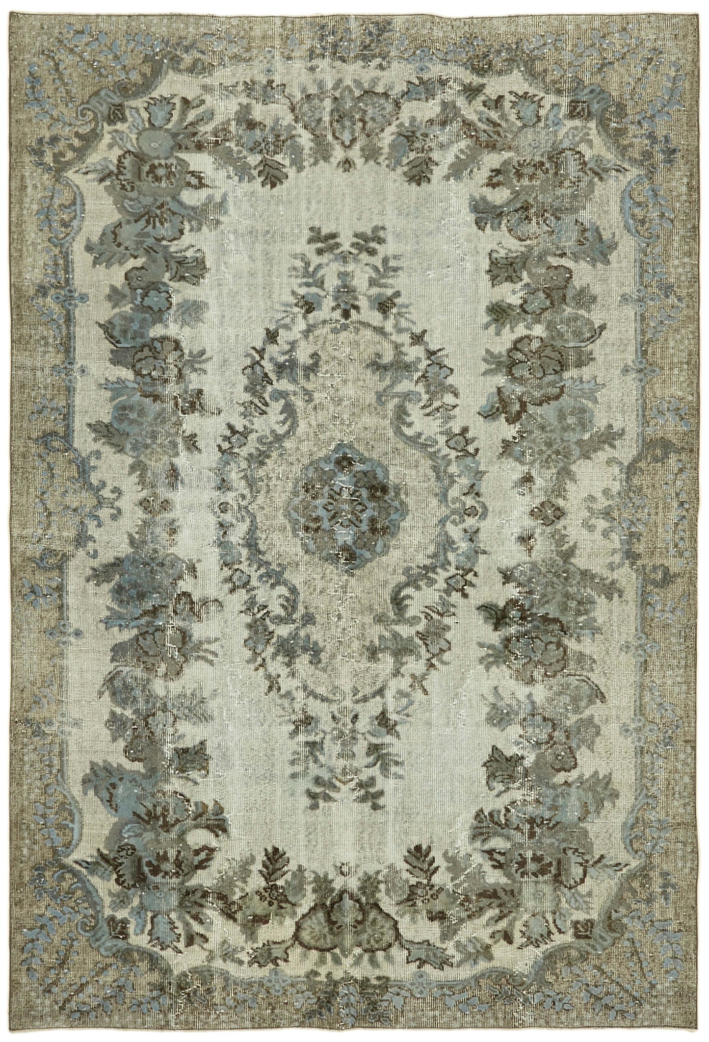 6x9 Blue Over Dyed Rug - 42615
