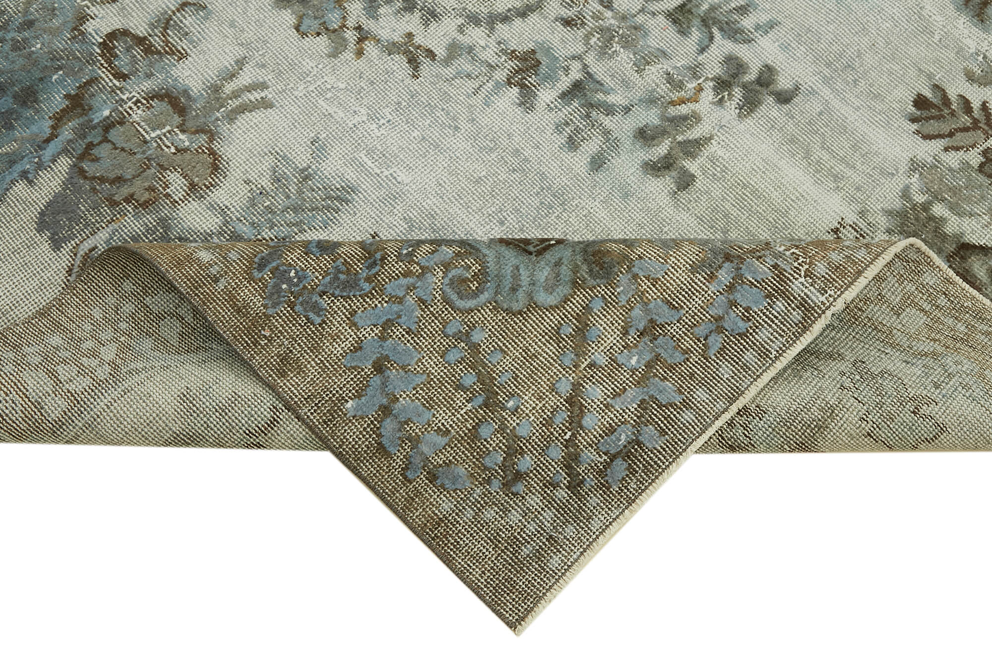 6x9 Blue Over Dyed Rug - 42615