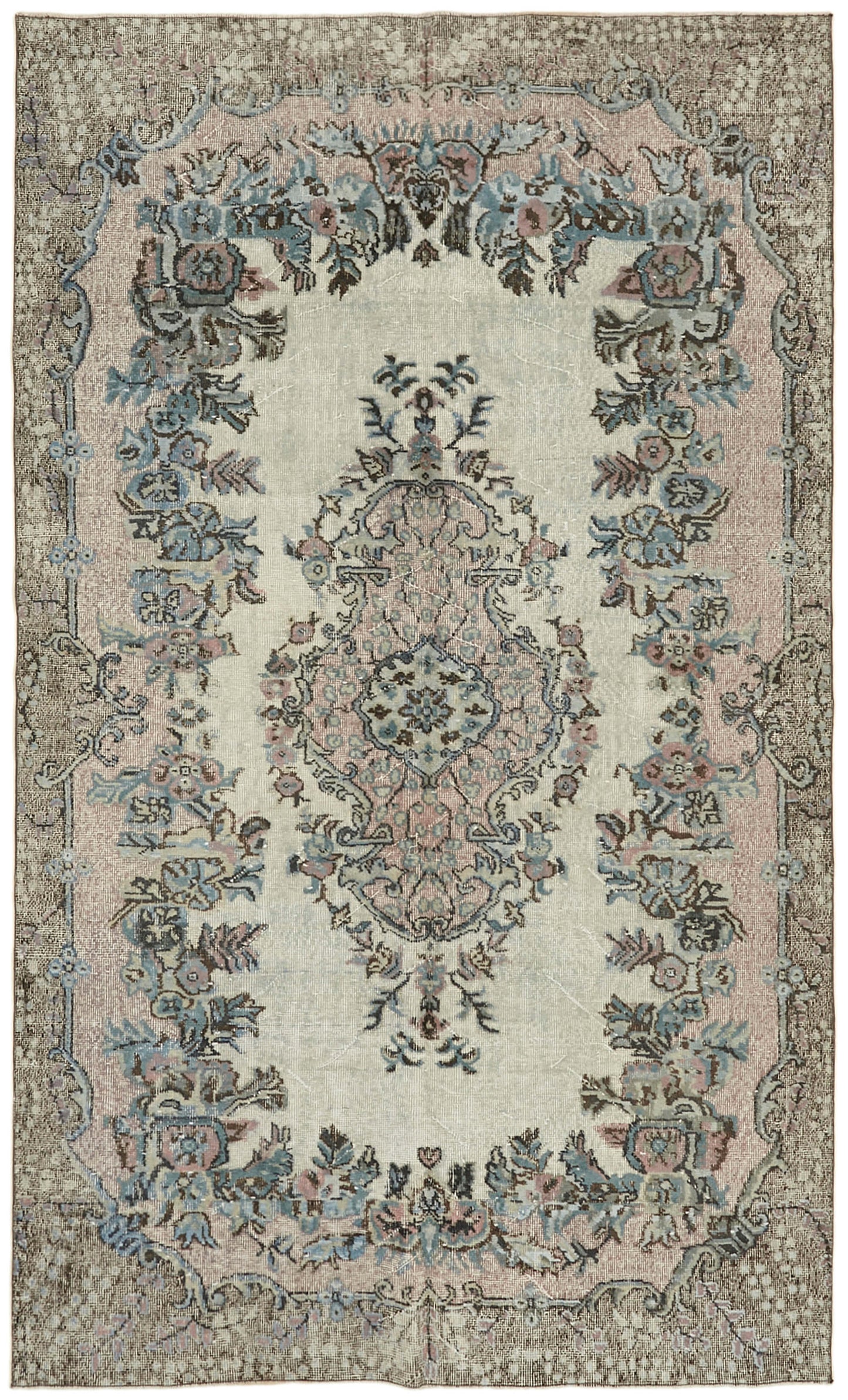 6x10 Blue Over Dyed Rug - 42616
