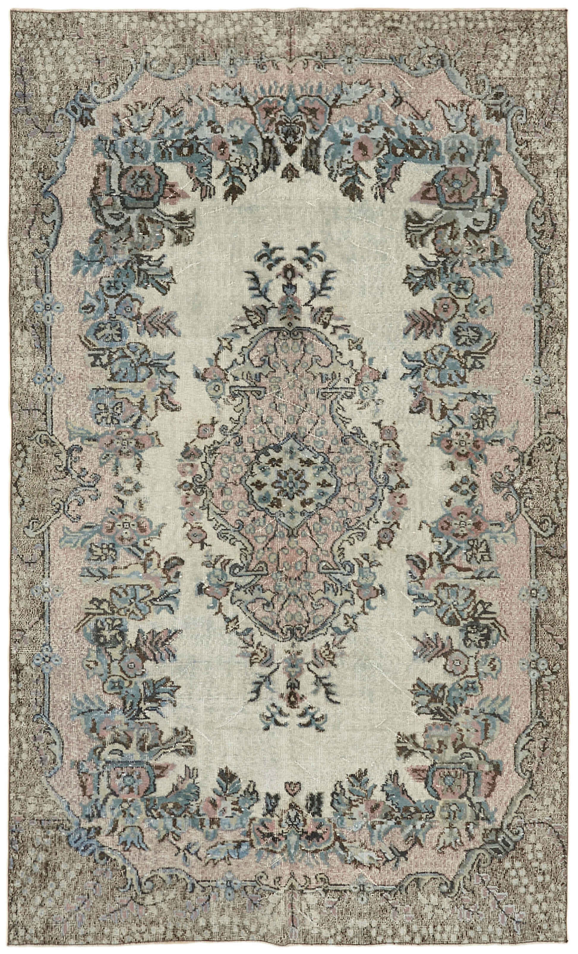 6x10 Blue Over Dyed Rug - 42616