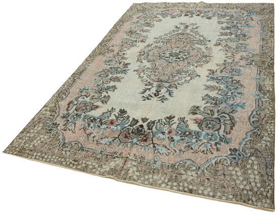 6x10 Blue Over Dyed Rug - 42616
