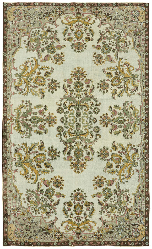 6x10 Green Over Dyed Rug - 42617