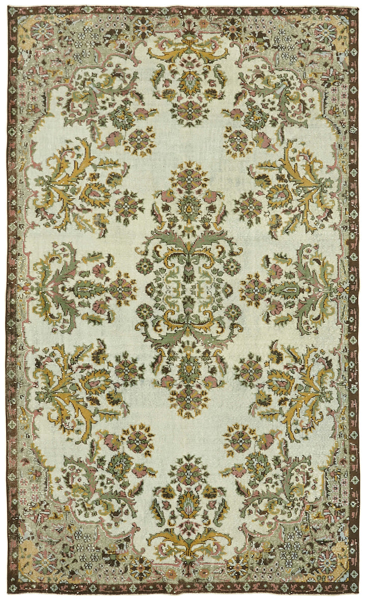 6x10 Green Over Dyed Rug - 42617