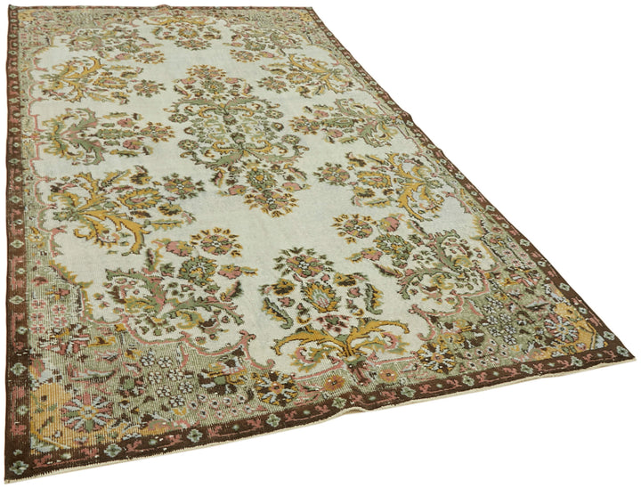 6x10 Green Over Dyed Rug - 42617