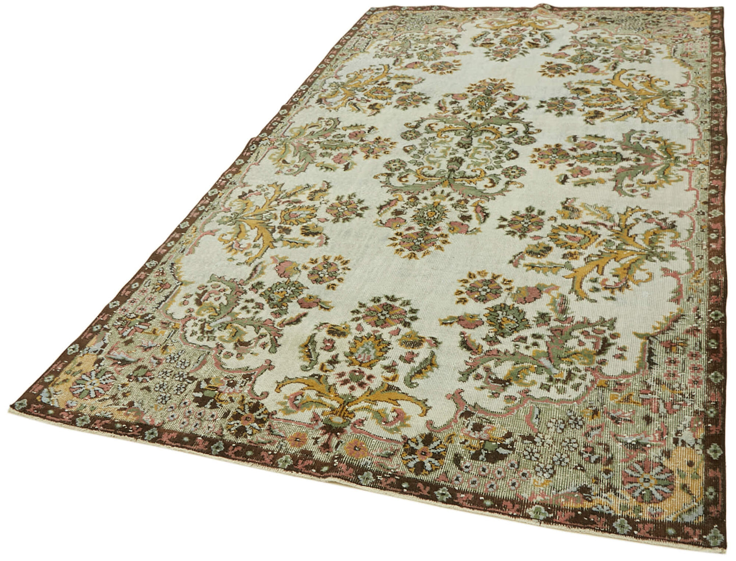 6x10 Green Over Dyed Rug - 42617
