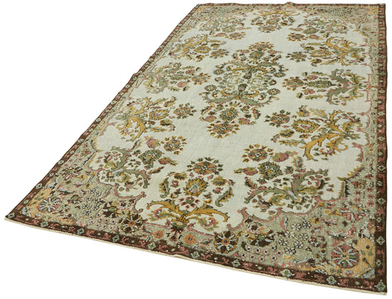 6x10 Green Over Dyed Rug - 42617