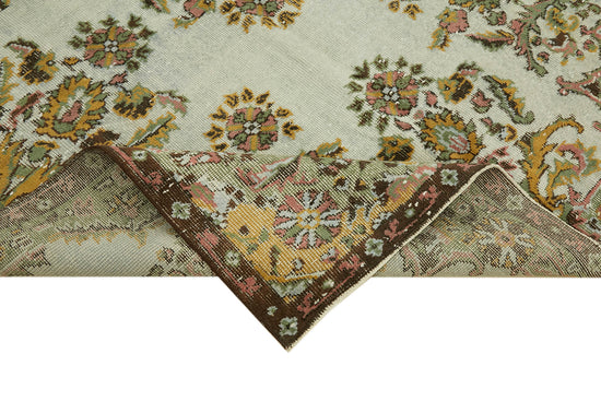 6x10 Green Over Dyed Rug - 42617