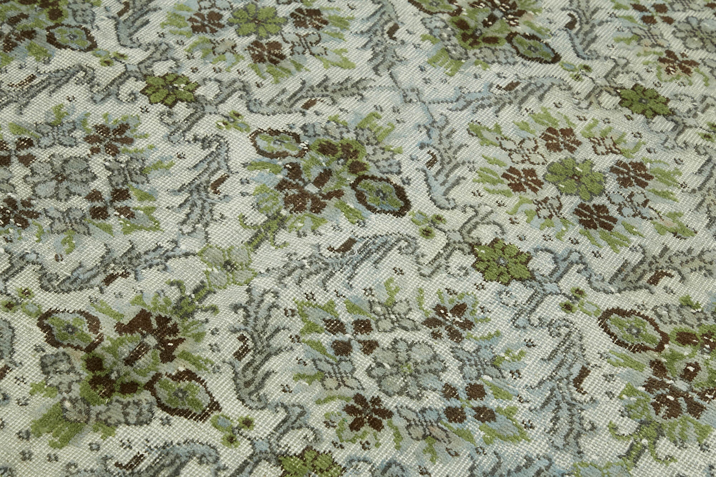 5x10 Green Over Dyed Rug - 42618