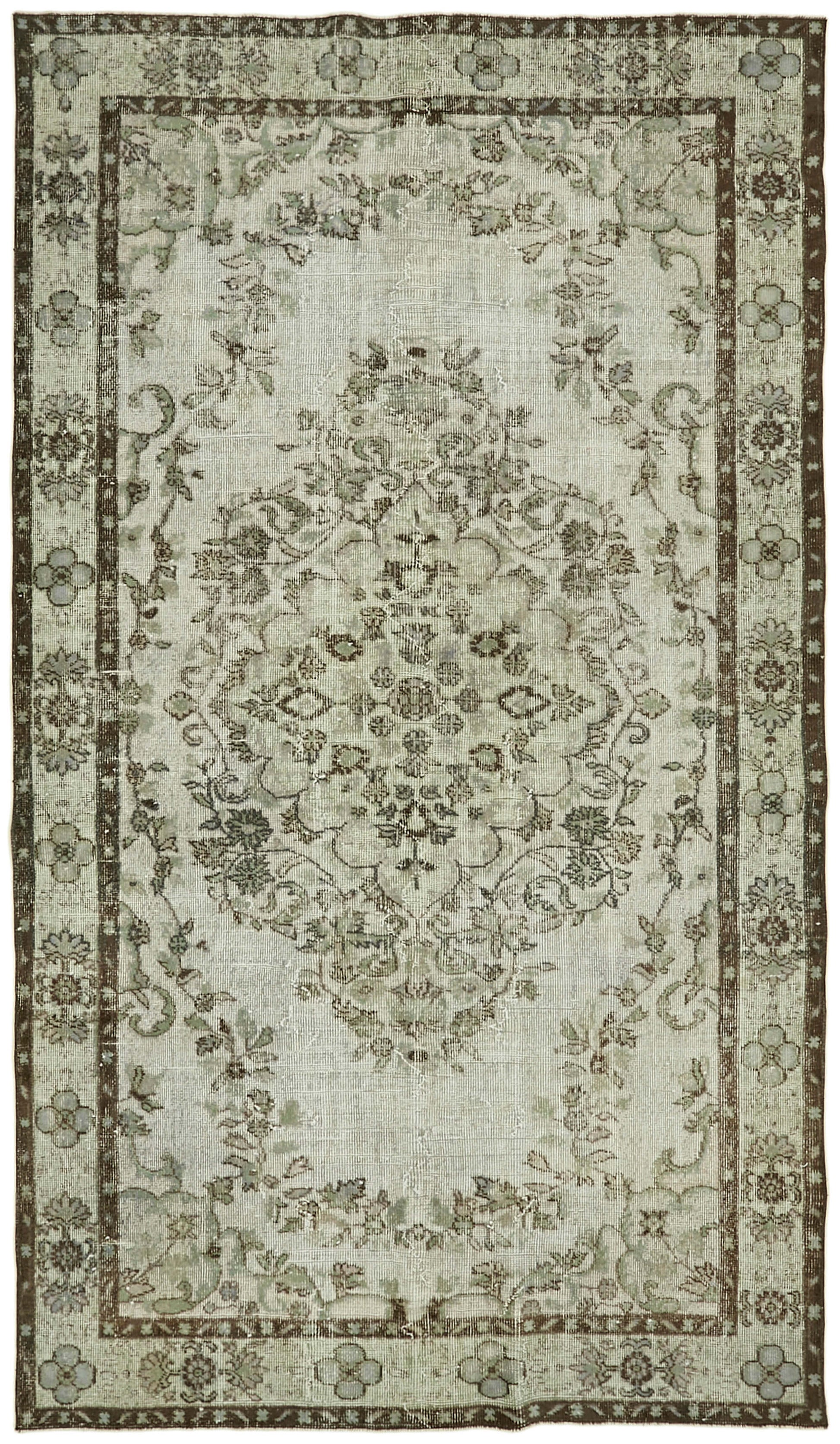 6x10 Grey Over Dyed Rug - 42619