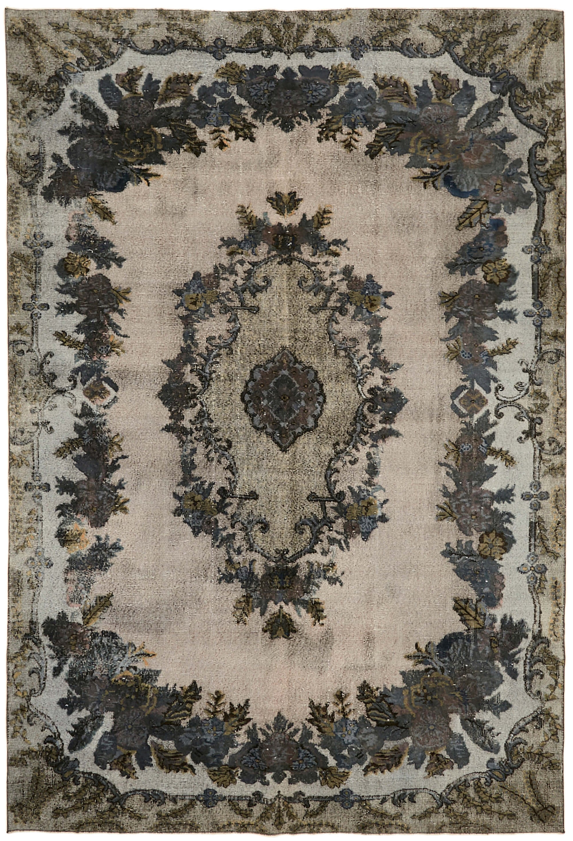 7x10 Grey Over Dyed Rug - 42623