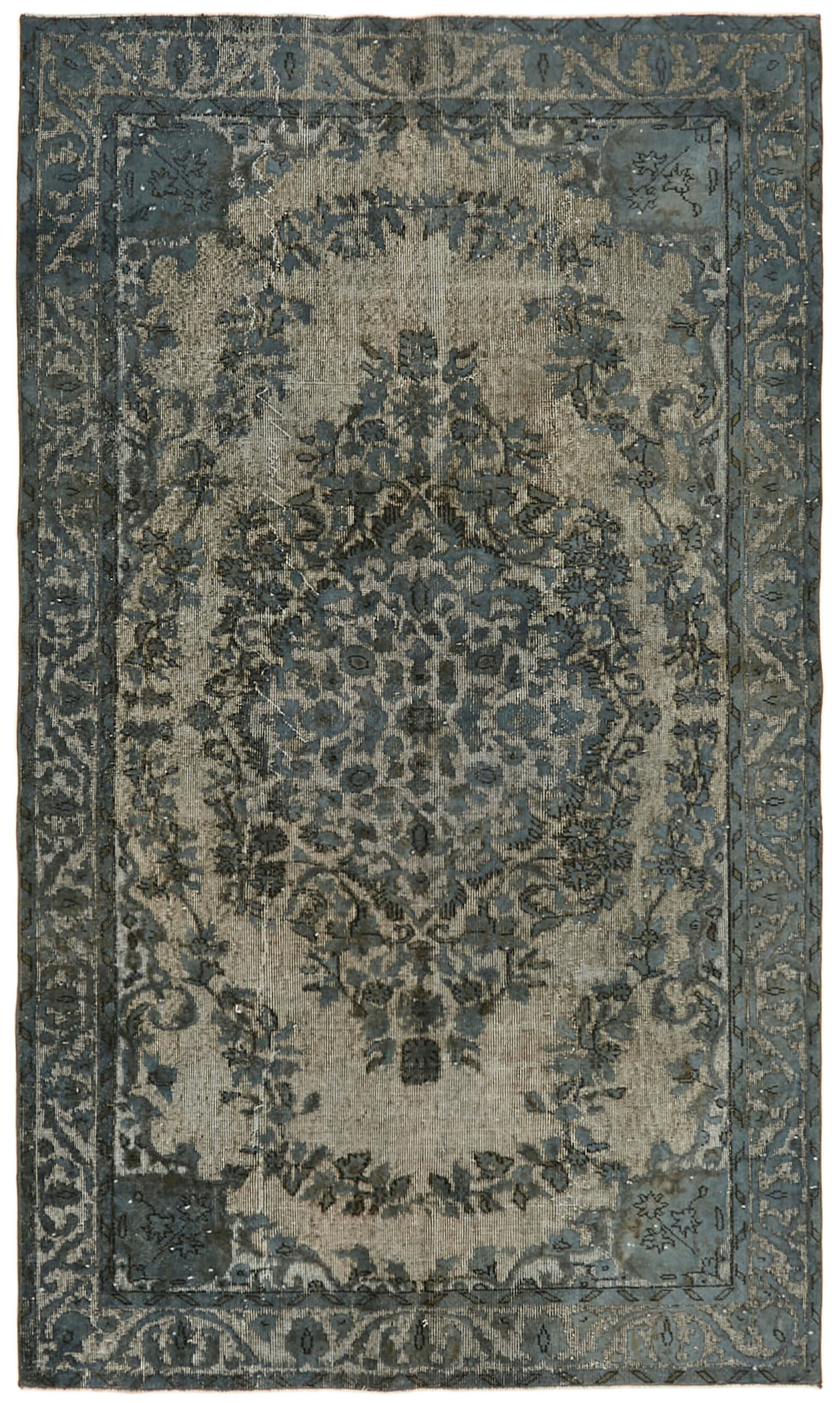 5x9 Grey Over Dyed Rug - 42625