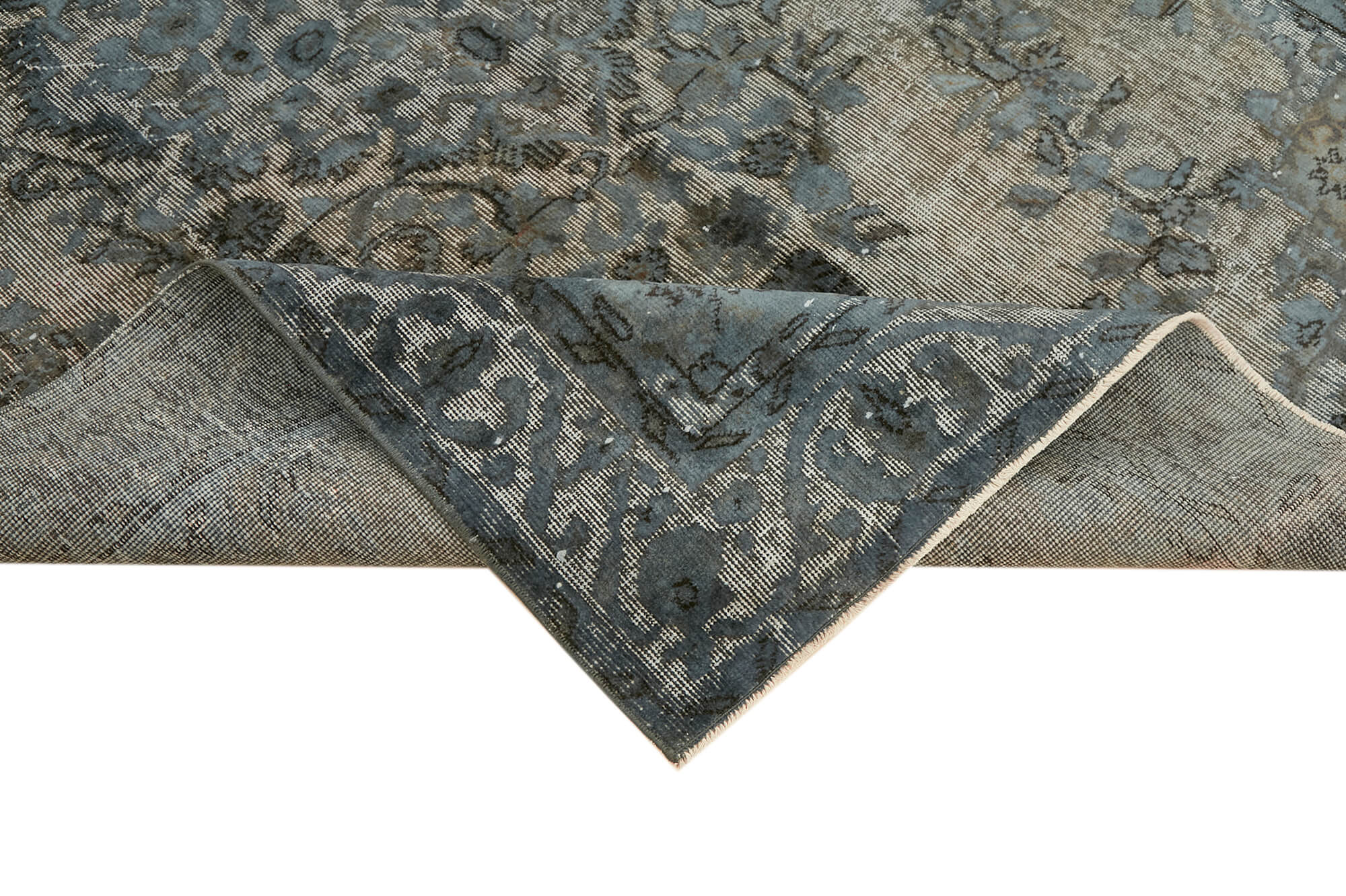 5x9 Grey Over Dyed Rug - 42625