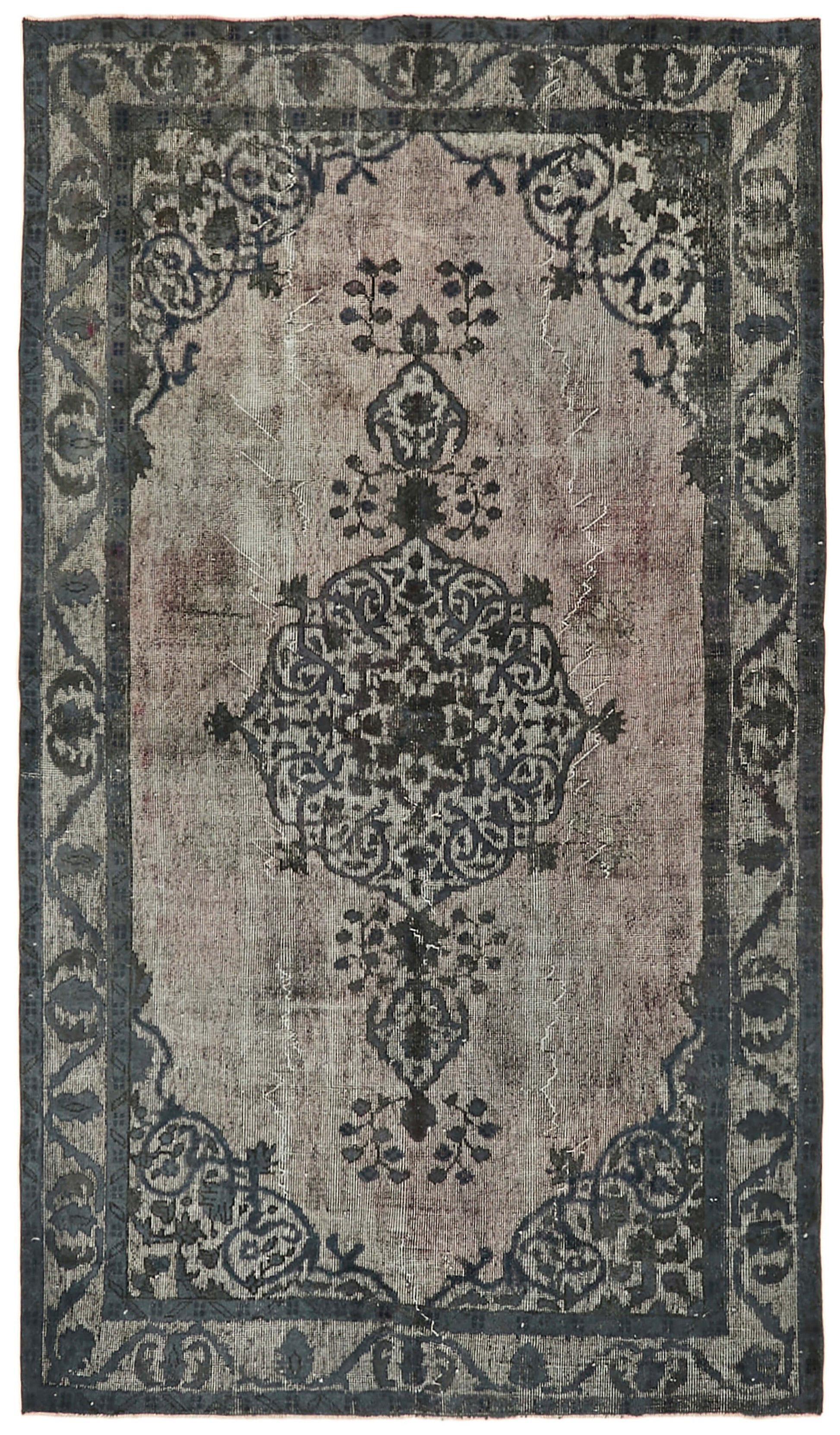 5x9 Grey Over Dyed Rug - 42626