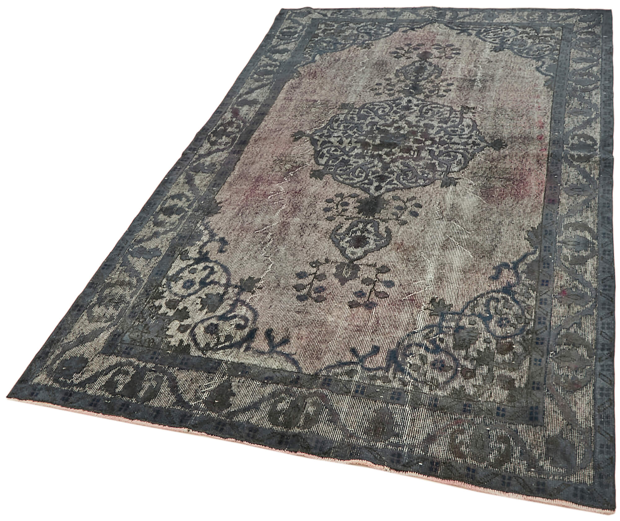 5x9 Grey Over Dyed Rug - 42626