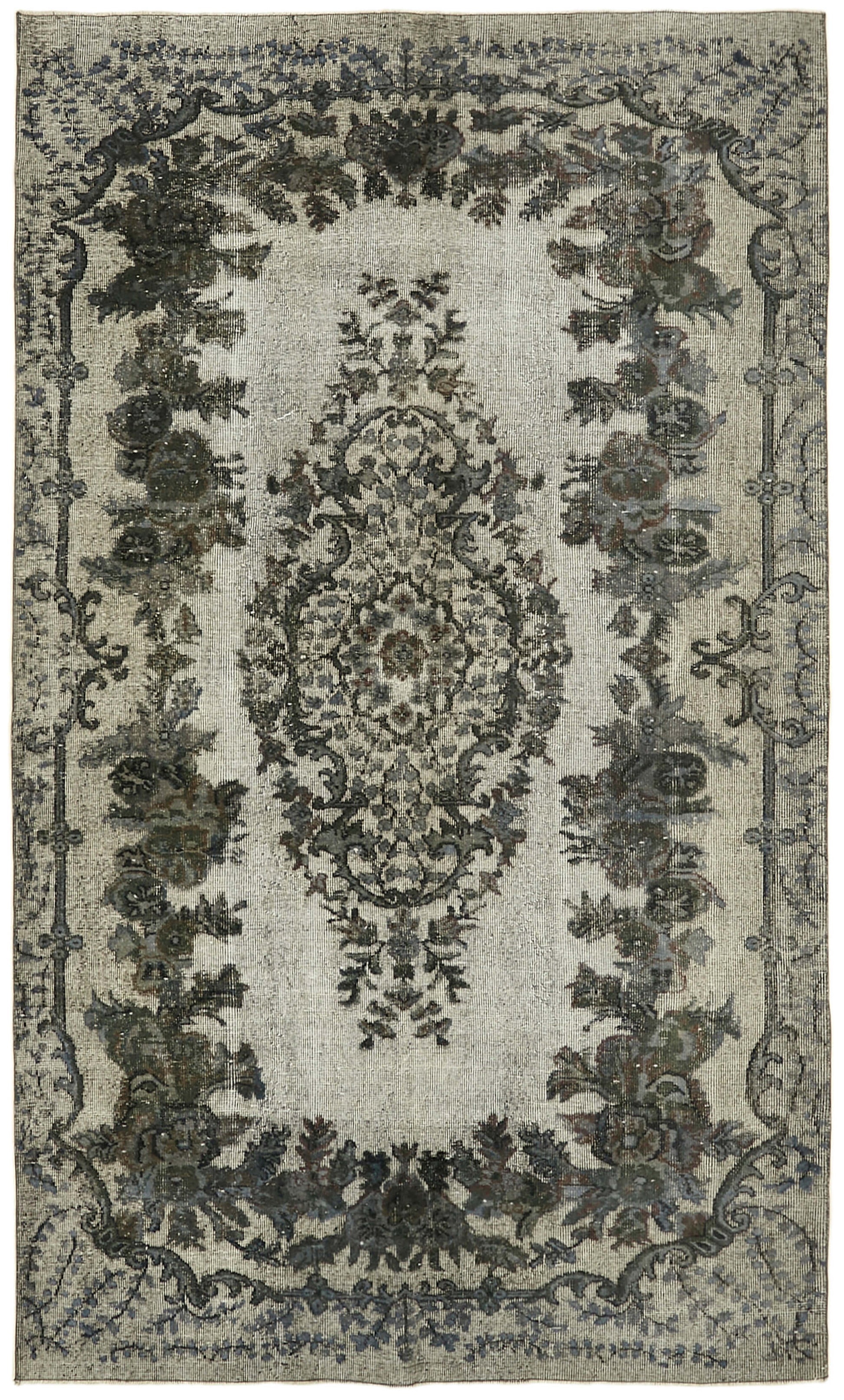 6x10 Grey Over Dyed Rug - 42629