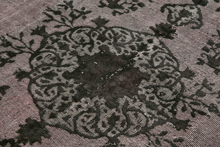 6x8 Black Over Dyed Rug - 42630