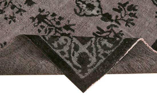 6x8 Black Over Dyed Rug - 42630