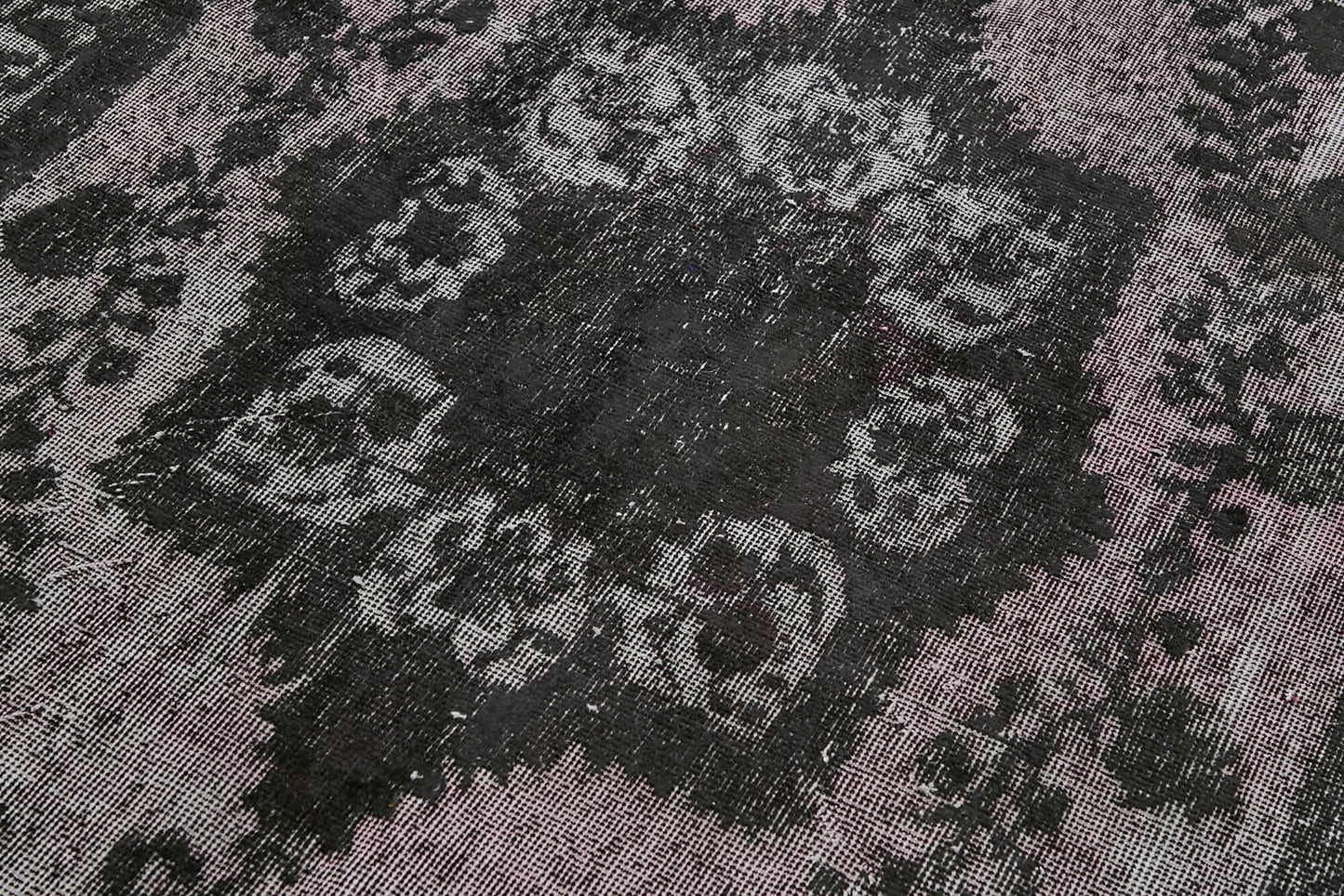 5x10 Black Over Dyed Rug - 42632