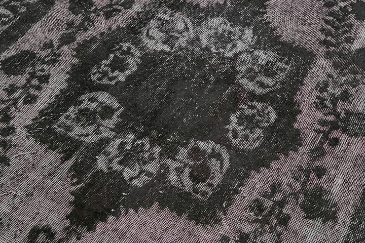 5x10 Black Over Dyed Rug - 42632