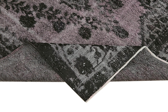 5x10 Black Over Dyed Rug - 42632