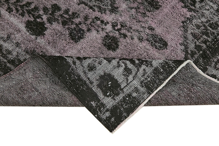 5x10 Black Over Dyed Rug - 42632