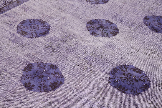 7x10 Purple Over Dyed Rug - 42640
