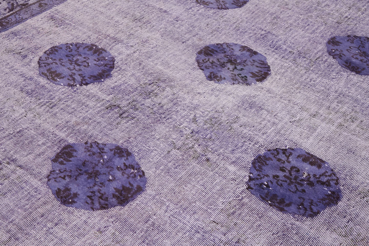 7x10 Purple Over Dyed Rug - 42640