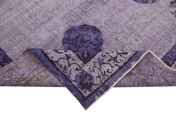 7x10 Purple Over Dyed Rug - 42640