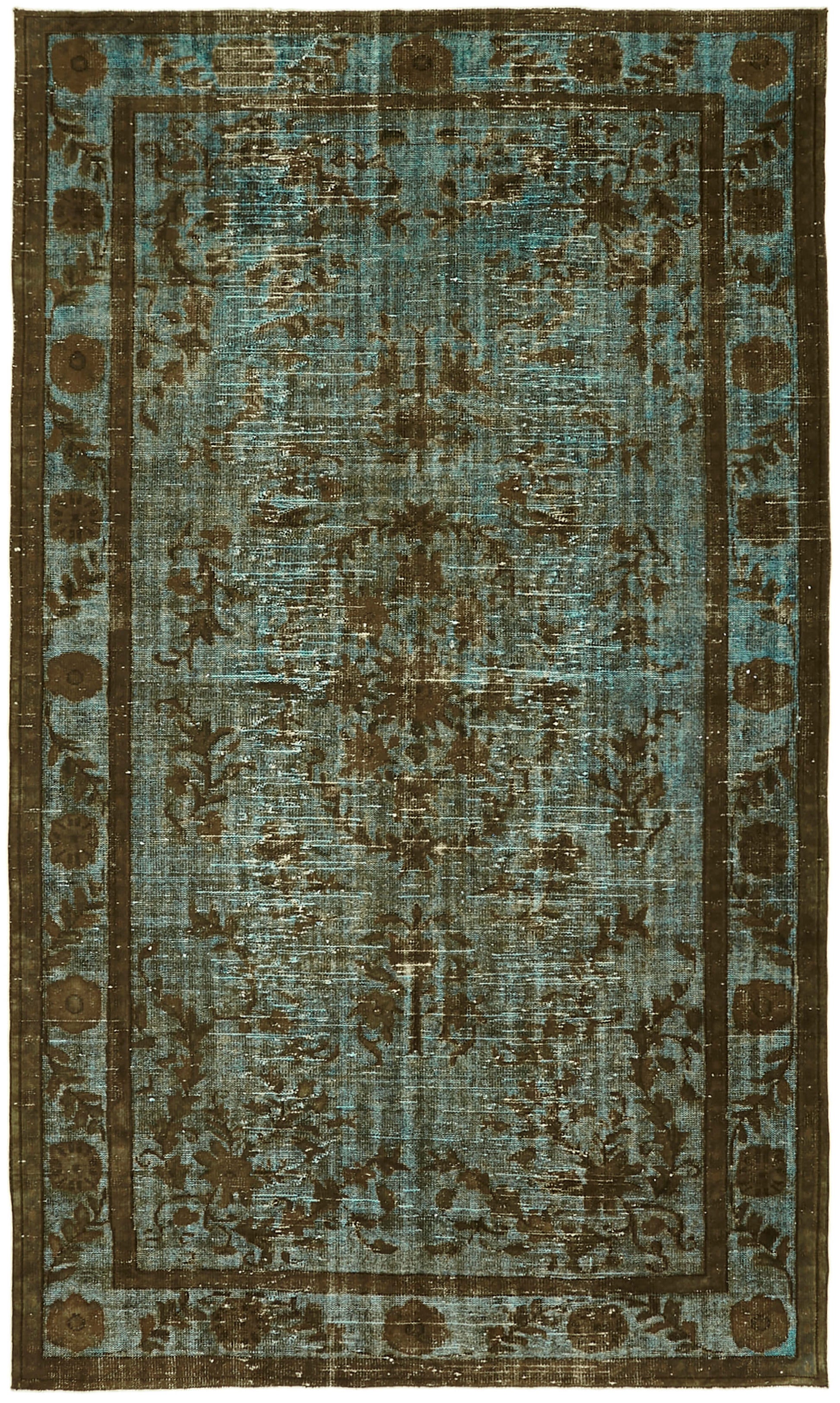 7x11 Brown Over Dyed Rug - 42651