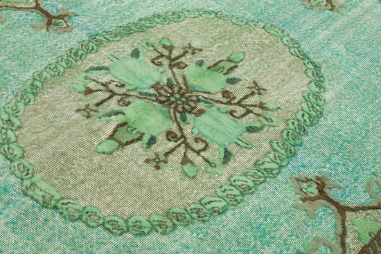 7x10 Turquoise Over Dyed Rug - 42652