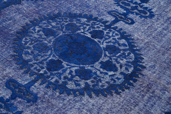 7x10 Blue Over Dyed Rug - 42662