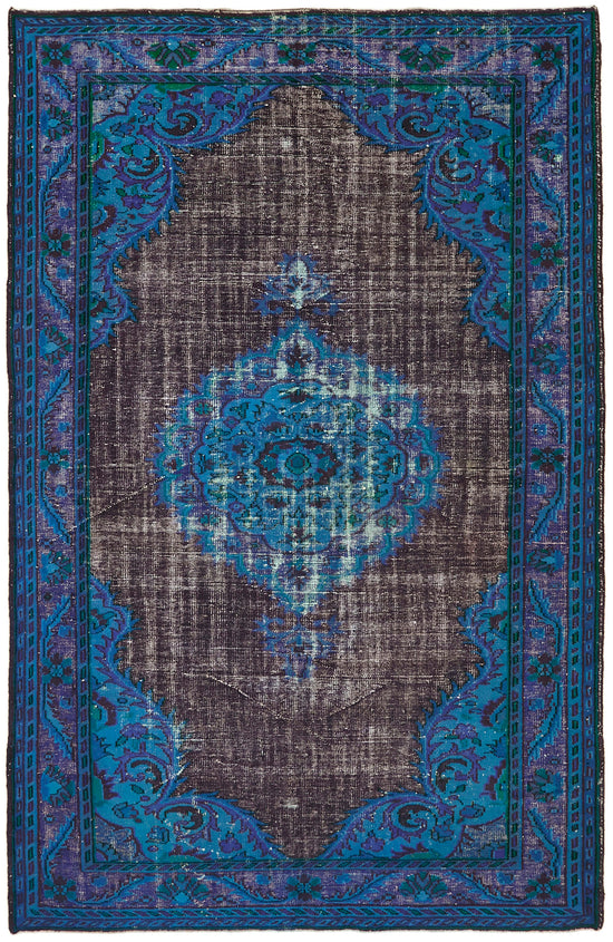 7x11 Blue Over Dyed Rug - 42666