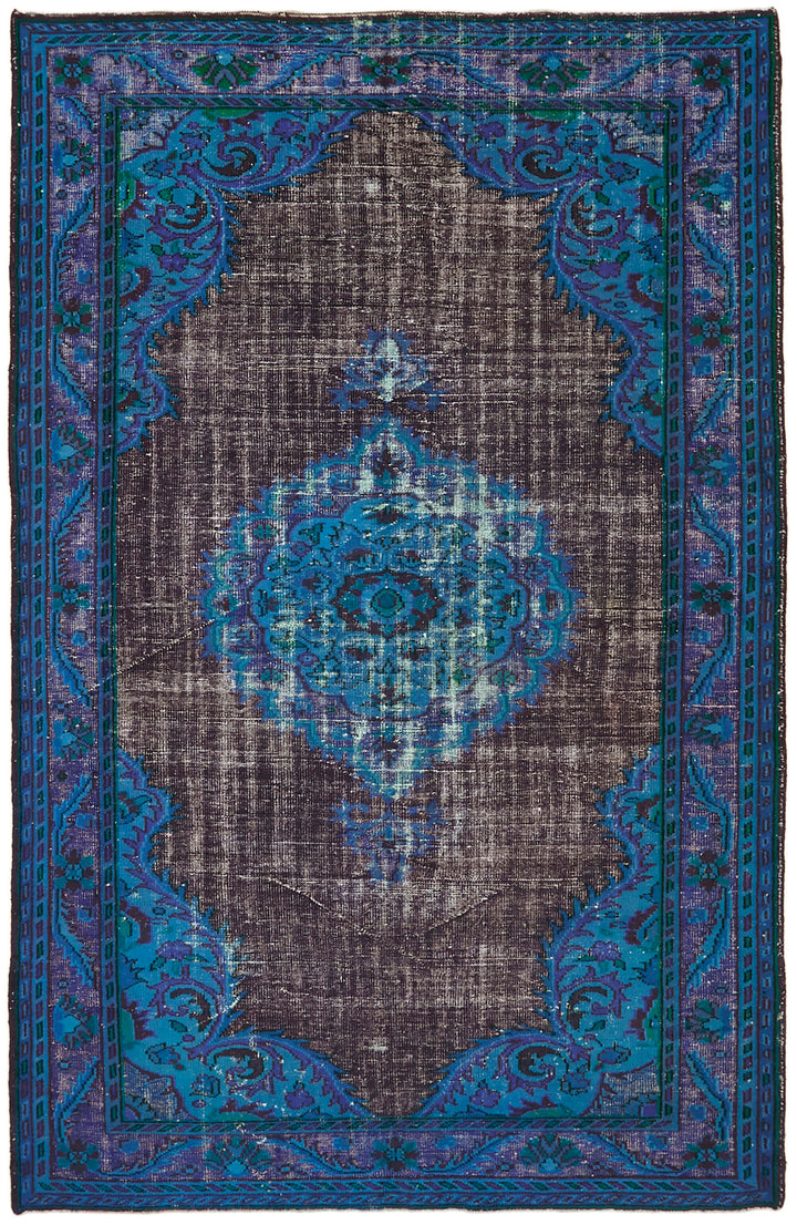 7x11 Blue Over Dyed Rug - 42666