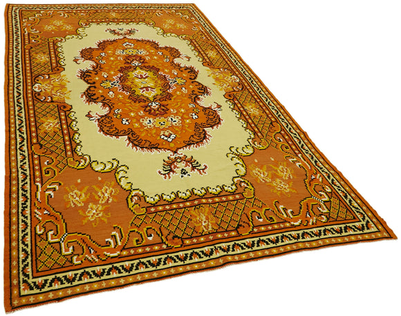 6x10 Multicolor Vintage Moldovan Kilim Rug - 42675